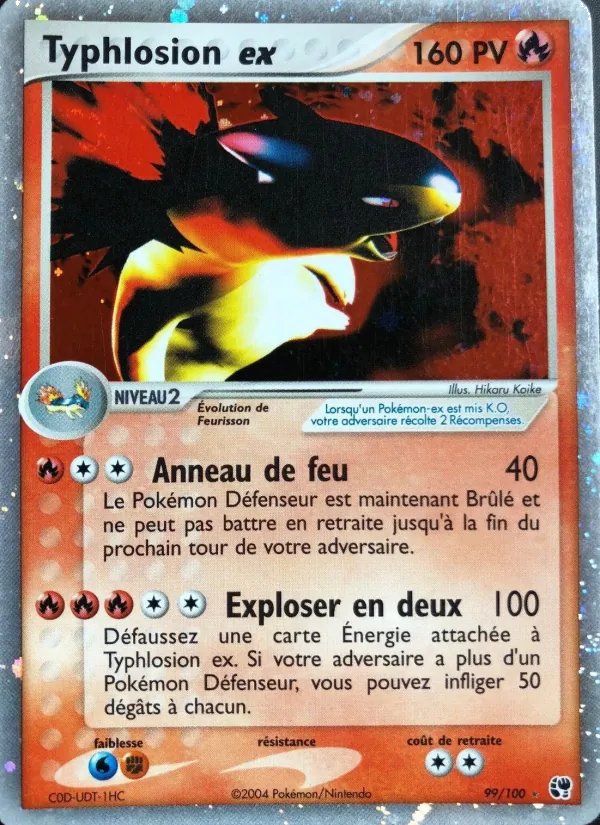Typhlosion ex (EX Tempête de sable #99/100)