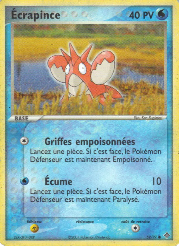 Écrapince (EX Dragon #52/97)