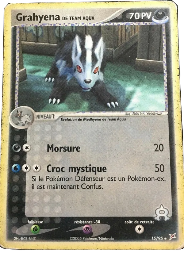 Grahyena de Team Aqua (EX Team Magma vs Team Aqua #15/95)