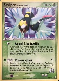 Seviper de Team Aqua (EX Team Magma vs Team Aqua #17/95)