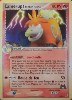 Camerupt de Team Magma (EX Team Magma vs Team Aqua #19/95)