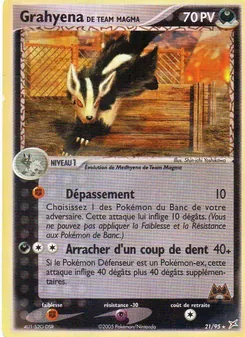 Grahyena de Team Magma (EX Team Magma vs Team Aqua #21/95)