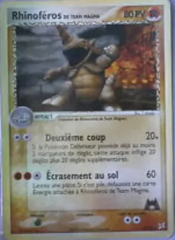 Rhinoféros de Team Magma (EX Team Magma vs Team Aqua #22/95)