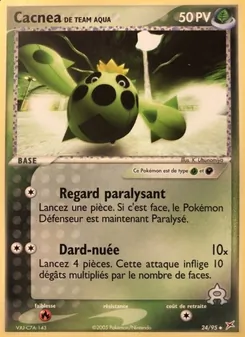 Cacnea de Team Aqua (EX Team Magma vs Team Aqua #24/95)