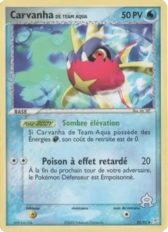 Carvanha de Team Aqua (EX Team Magma vs Team Aqua #25/95)