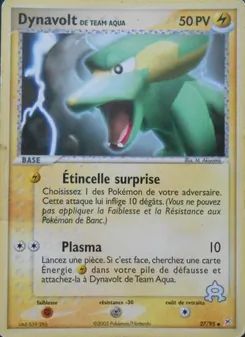 Dynavolt de Team Aqua (EX Team Magma vs Team Aqua #27/95)