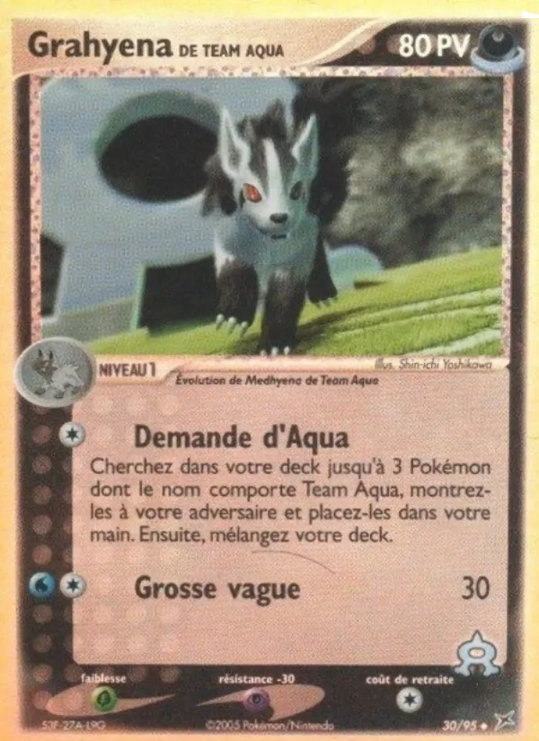 Grahyena de Team Aqua (EX Team Magma vs Team Aqua #30/95)