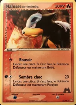 Malosse de Team Magma (EX Team Magma vs Team Aqua #35/95)