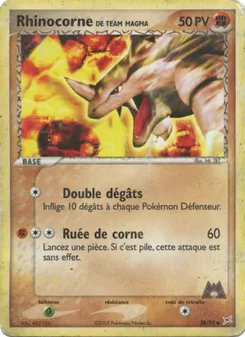 Rhinocorne de Team Magma (EX Team Magma vs Team Aqua #38/95)
