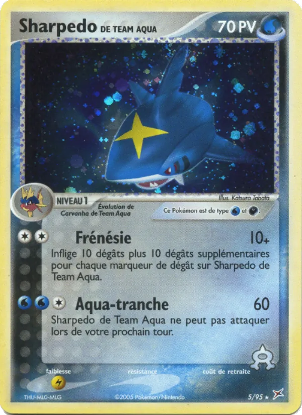 Sharpedo de Team Aqua (EX Team Magma vs Team Aqua #5/95)