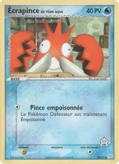 Écrapince de Team Aqua (EX Team Magma vs Team Aqua #50/95)