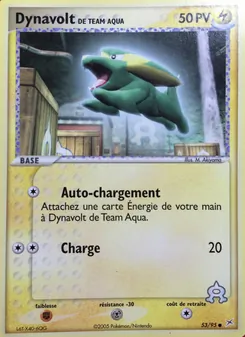 Dynavolt de Team Aqua (EX Team Magma vs Team Aqua #53/95)