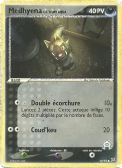 Medhyena de Team Aqua (EX Team Magma vs Team Aqua #54/95)