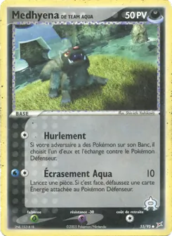 Medhyena de Team Aqua (EX Team Magma vs Team Aqua #55/95)