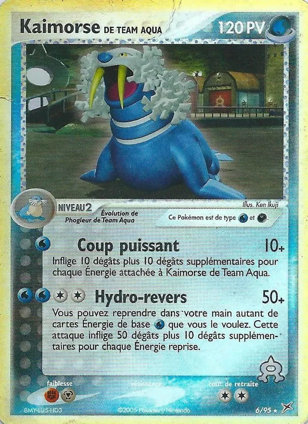 Kaimorse de Team Aqua (EX Team Magma vs Team Aqua #6/95)