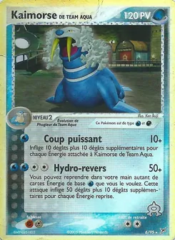 Kaimorse de Team Aqua (EX Team Magma vs Team Aqua #6/95)