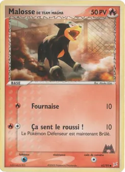 Malosse de Team Magma (EX Team Magma vs Team Aqua #62/95)