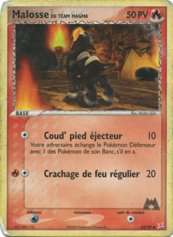 Malosse de Team Magma (EX Team Magma vs Team Aqua #63/95)