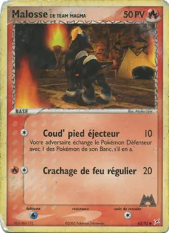 Malosse de Team Magma (EX Team Magma vs Team Aqua #63/95)