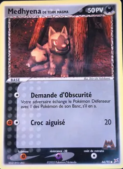 Medhyena de Team Magma (EX Team Magma vs Team Aqua #66/95)