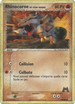 Rhinocorne de Team Magma (EX Team Magma vs Team Aqua #68/95)