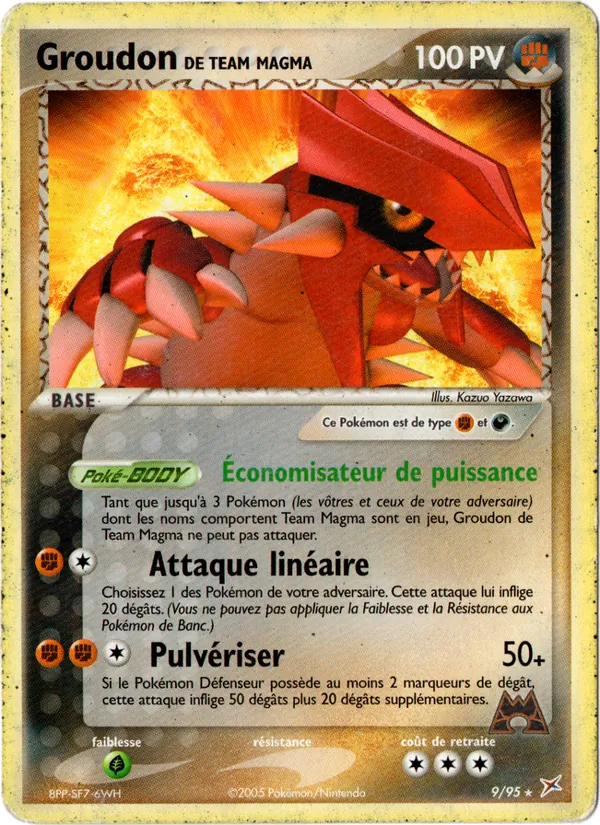 Groudon de Team Magma (EX Team Magma vs Team Aqua #9/95)