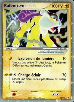 Raikou ex (EX Team Magma vs Team Aqua #92/95)