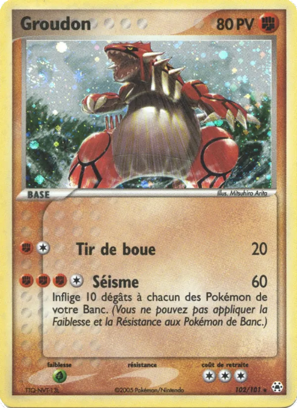 Groudon (EX Légendes Oubliées #102/101)