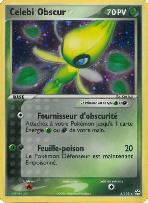 Celebi Obscur (EX Légendes Oubliées #4/101)