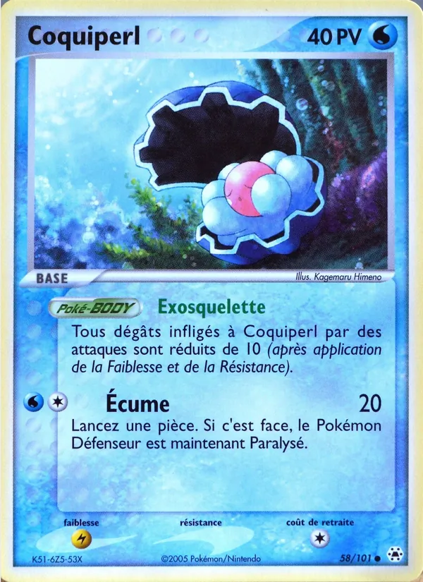 Coquiperl (EX Légendes Oubliées #58/101)