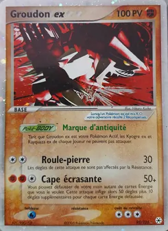 Groudon ex (EX Légendes Oubliées #93/101)