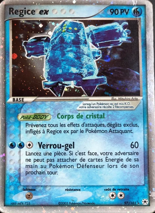 Regice ex (EX Légendes Oubliées #97/101)