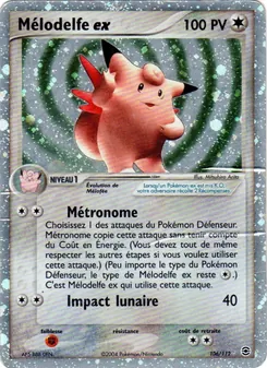 Mélodelfe ex (EX Rouge Feu & Vert Feuille #106/112)