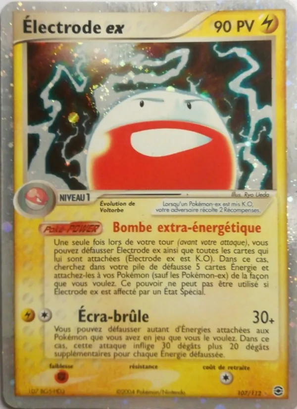 Électrode ex (EX Rouge Feu & Vert Feuille #107/112)
