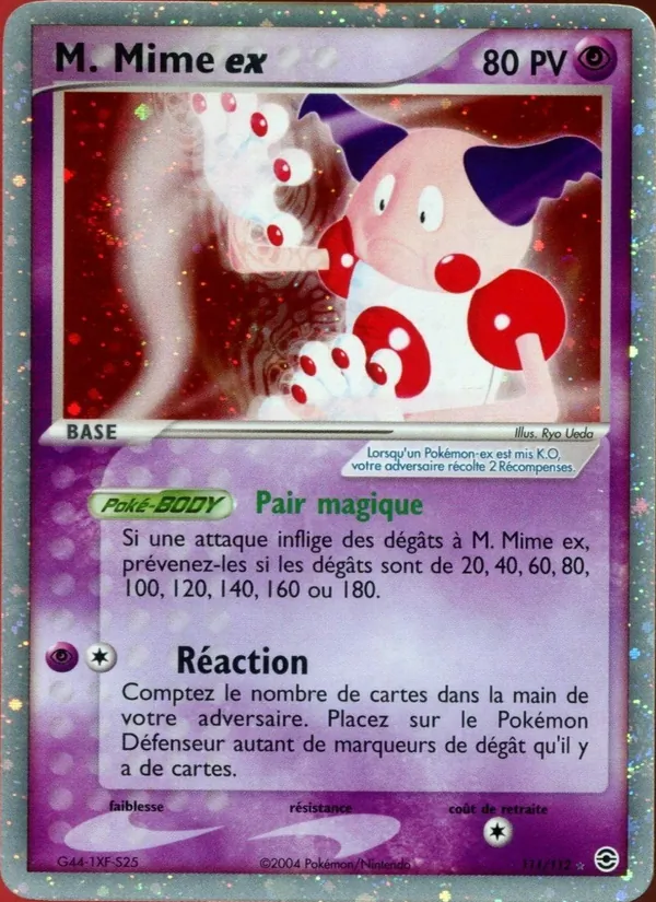 M. Mime ex (EX Rouge Feu & Vert Feuille #111/112)