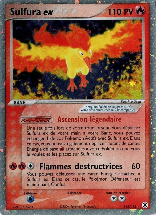 Sulfura ex (EX Rouge Feu & Vert Feuille #115/112)