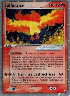 Sulfura ex (EX Rouge Feu & Vert Feuille #115/112)