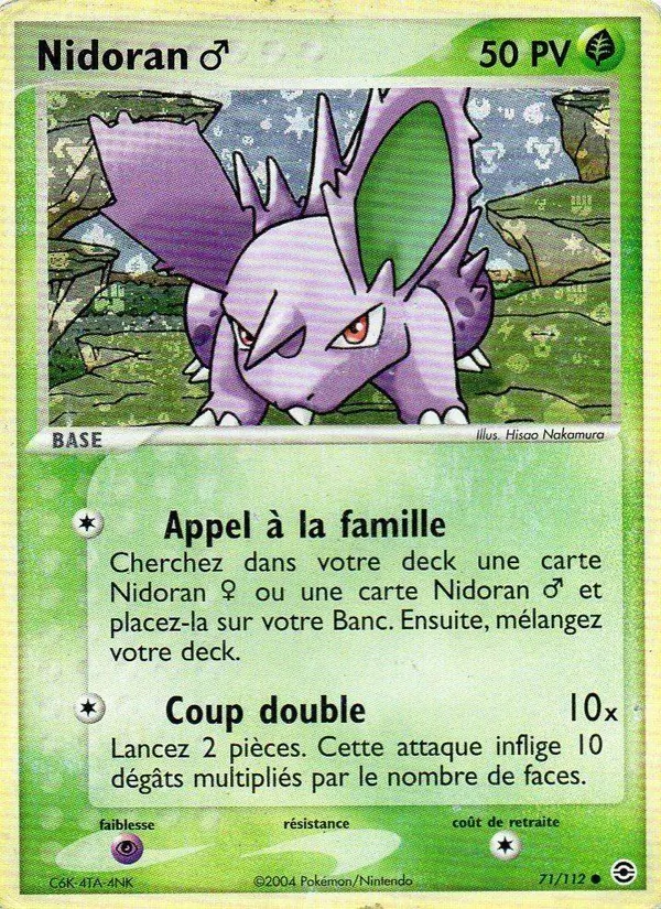 Nidoran ♂ (EX Rouge Feu & Vert Feuille #71/112)