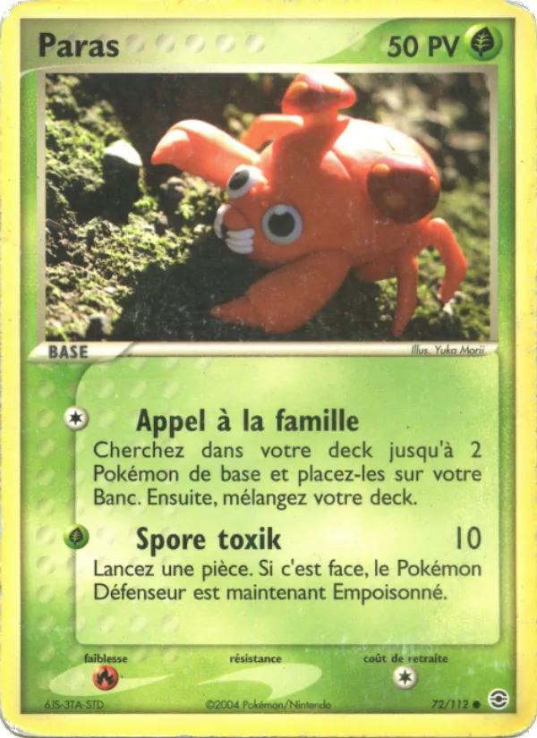 Paras (EX Rouge Feu & Vert Feuille #72/112)
