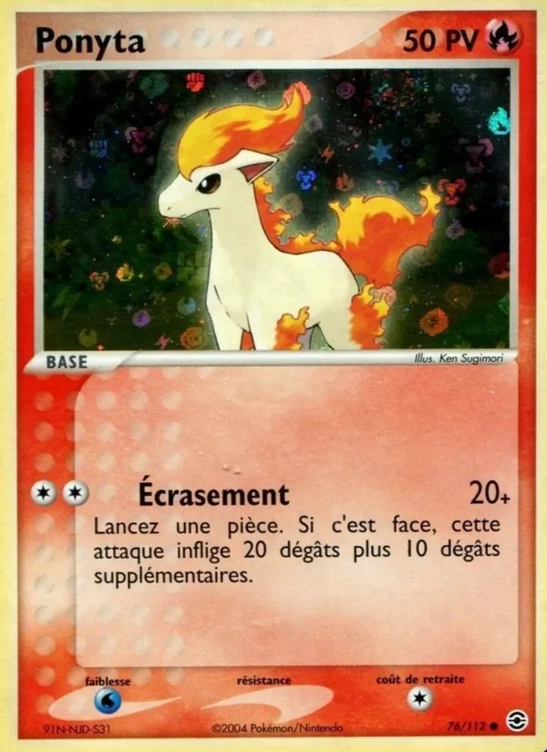 Ponyta (EX Rouge Feu & Vert Feuille #76/112)