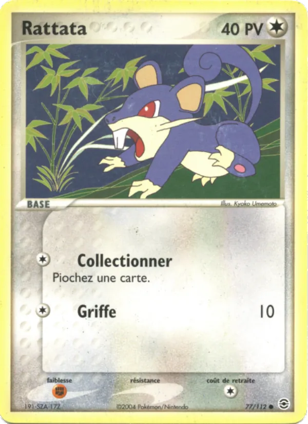 Rattata (EX Rouge Feu & Vert Feuille #77/112)