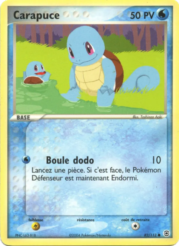 Carapuce (EX Rouge Feu & Vert Feuille #82/112)