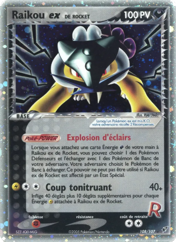 Raikou ex de Rocket (EX Deoxys #108/107)