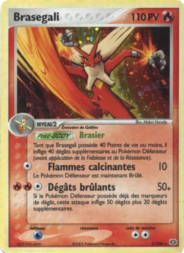 Braségali (EX Émeraude #1/106)