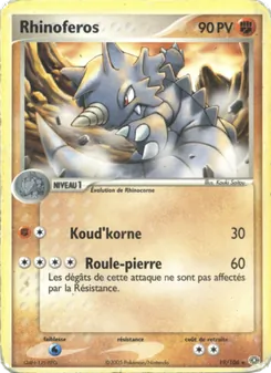 Rhinoféros (EX Émeraude #19/106)