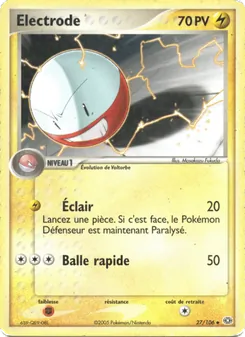 Électrode (EX Émeraude #27/106)