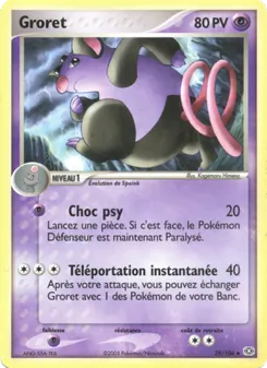 Groret (EX Émeraude #29/106)