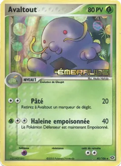Avaltout (EX Émeraude #40/106)