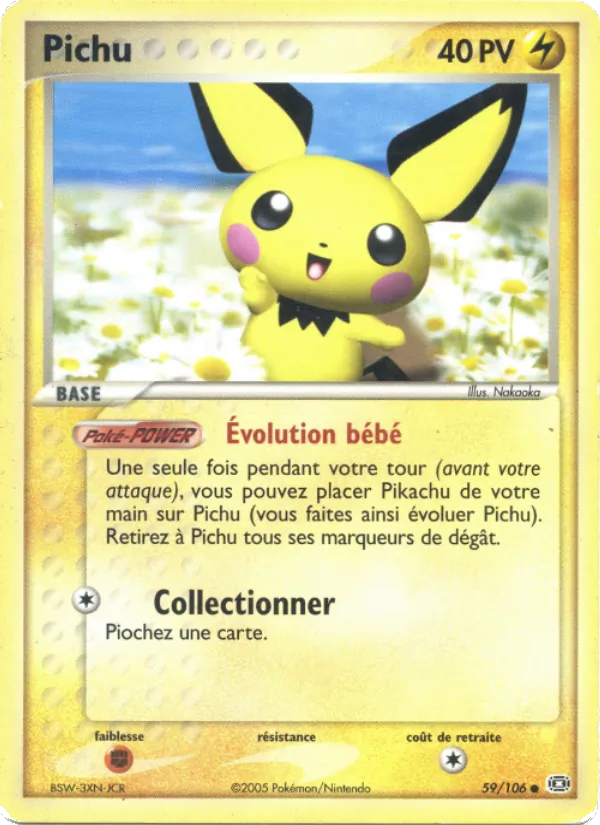 Pichu (EX Émeraude #59/106)