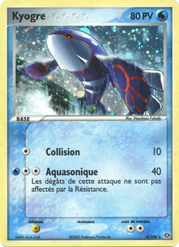 Kyogre (EX Émeraude #6/106)